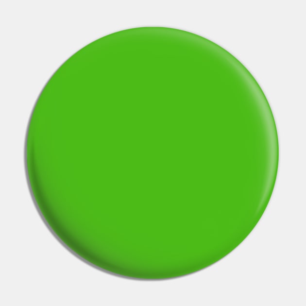 Kelly Green Solid Color Pin by AmazingStuff