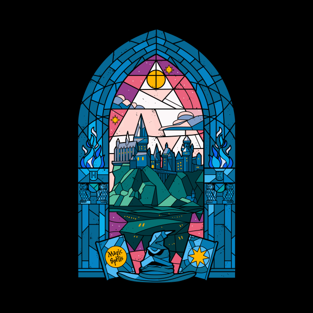 Stained Glass Castle by BER