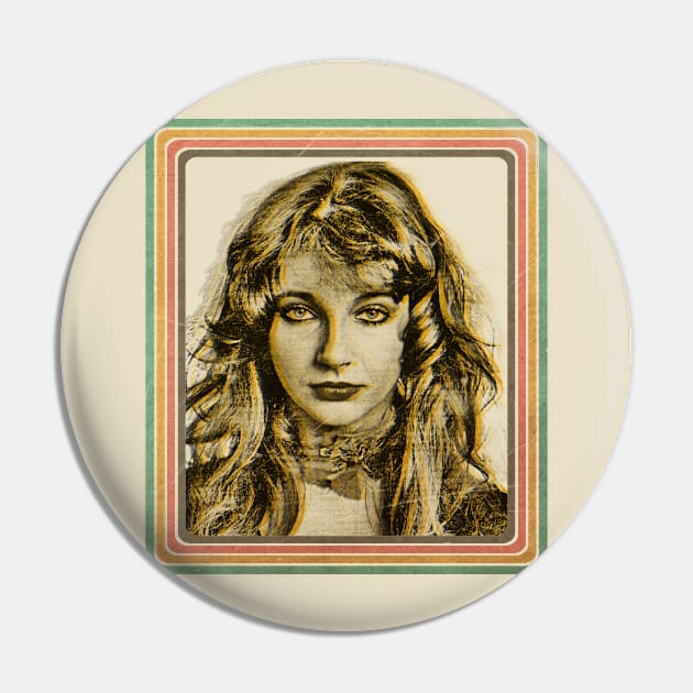 Kate Bush  Retro Aesthetic Pin by LEMESGAKPROVE