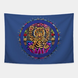 Transcendental Tiger Tapestry