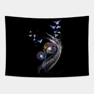 Colorful Dandelion Birds Costume Gift Tapestry