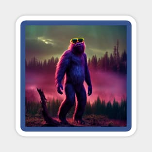 Dope Sasquatch in Nature Magnet