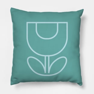 Tulip Aqua Pillow