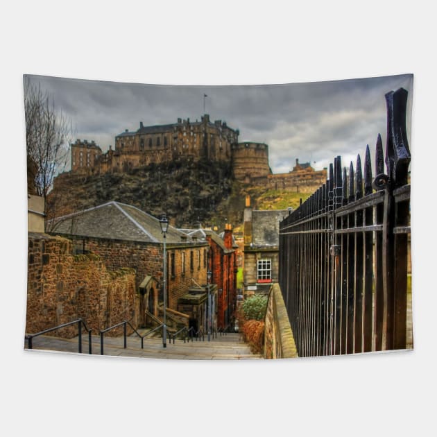 The Vennel Steps Tapestry by tomg