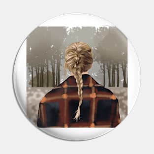 Taylor Inspired Evermore Pin