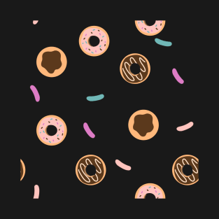 Sprinkles and donuts fun pattern T-Shirt