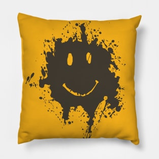 Forrest Muddy Smiley Pillow