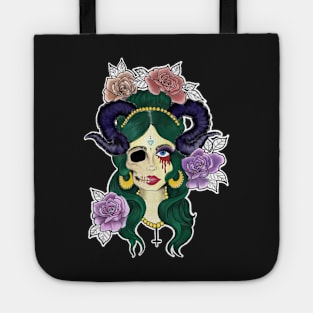 Horned Gypsy Girl Tote