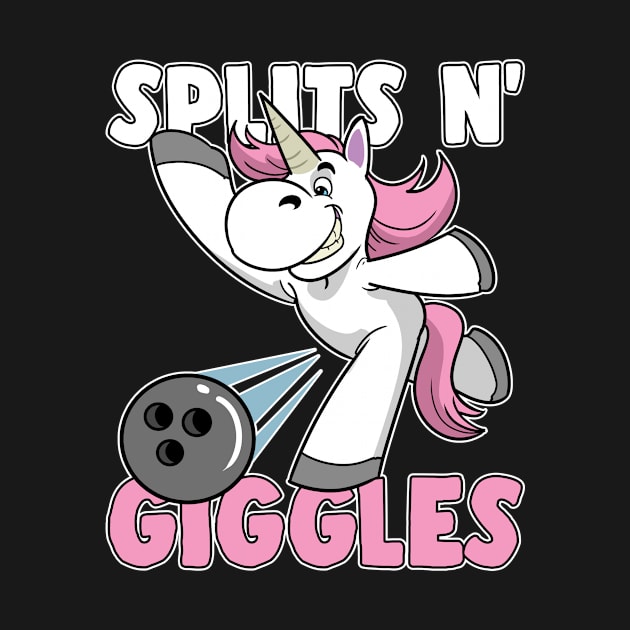 Splits n' Giggles Unicorn Bowling Bowler by ModernMode