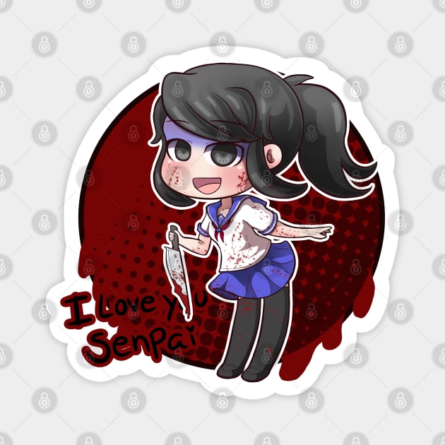 Ayano Aishi - Yandere Simulator Black Magnet by Miss_Akane