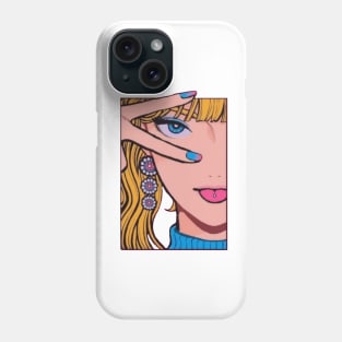 aesthetic woman japan Phone Case