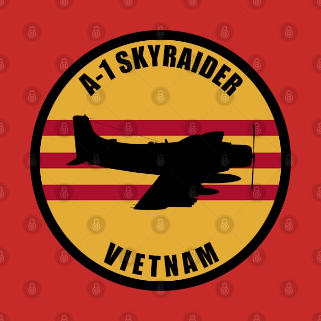 A-1 Skyraider Vietnam by TCP