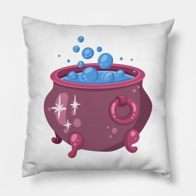 pot halloween Pillow by Liseevna