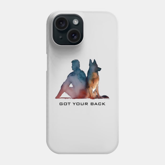 Got Your Back II - German Shepherd Phone Case by ZogDog Pro