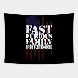 Fast Furious Family Freedom Tapestry