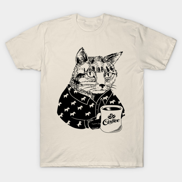 Cat Coffee Cat T Shirt Teepublic