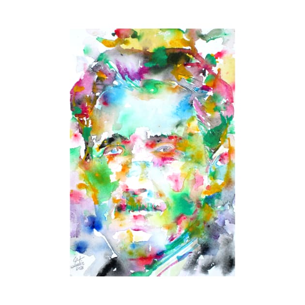 GEORGE ORWELL watercolor portrait by lautir