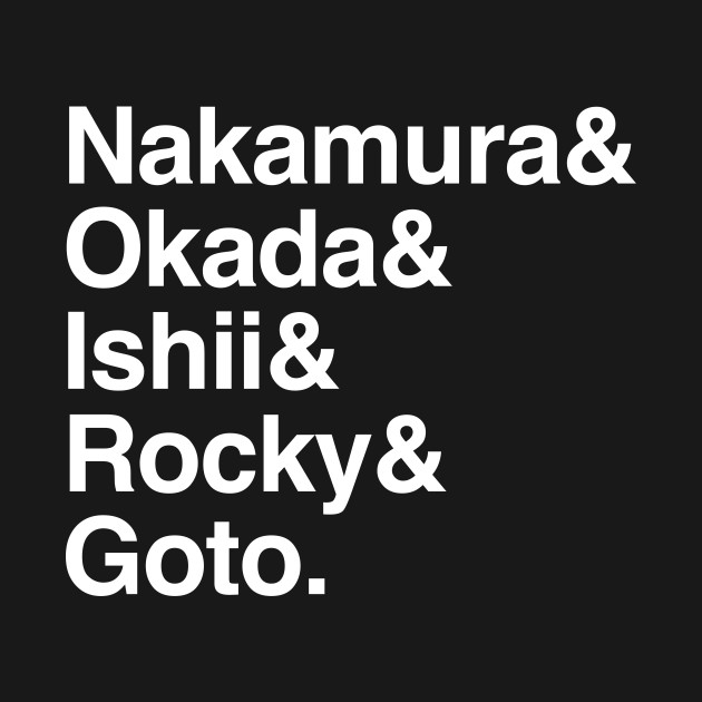 Helvetica List CHAOS! NJPW by C E Richards