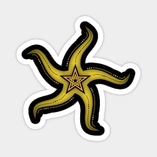 Starfish Pentagram Magnet