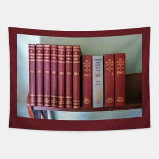 Vintage Learning Books Tapestry