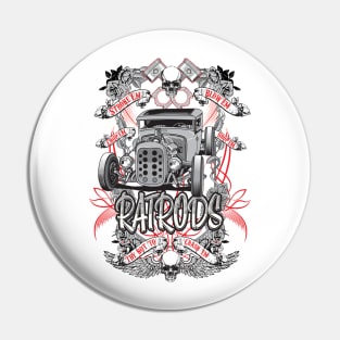 Rat Rods Pin