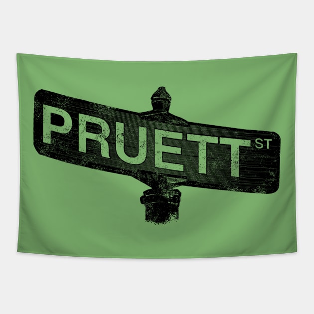 Pruett Sign Tapestry by rt-shirts