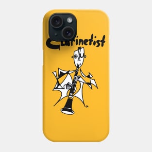 Clarinetist (Male) by Pollux Phone Case