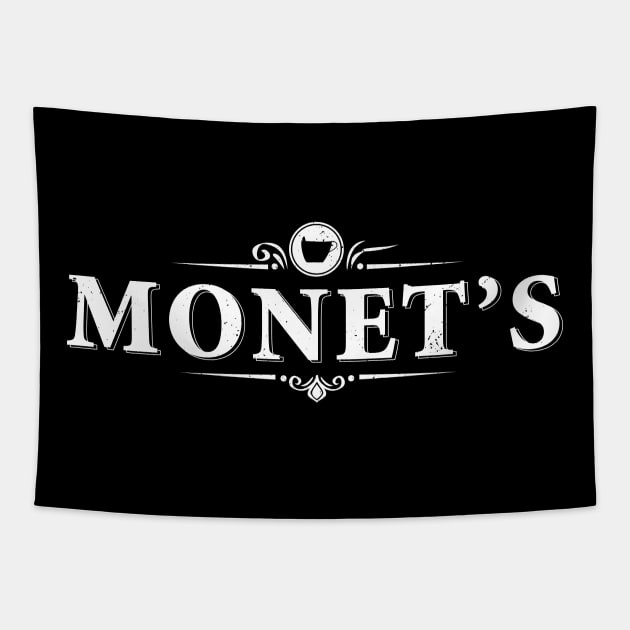 MONET'S COFFEE Tapestry by AliceTWD