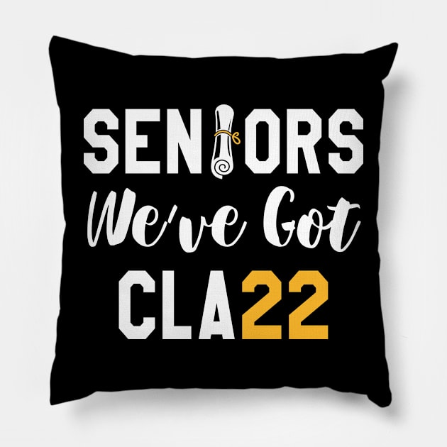 Seniors Class of 2022 Pillow by KsuAnn