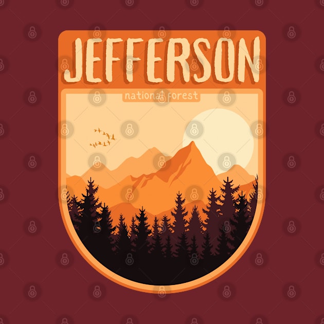 Jefferson National Forest by Souls.Print