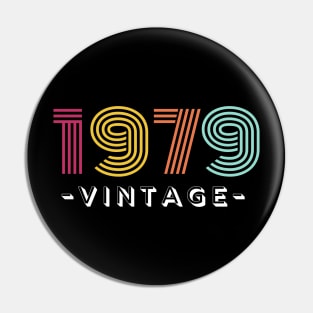 1979 vintage, 43 years old, age Pin