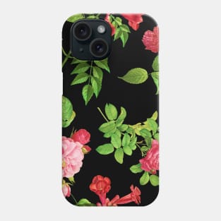 Vintage Floral Pattern Print Phone Case