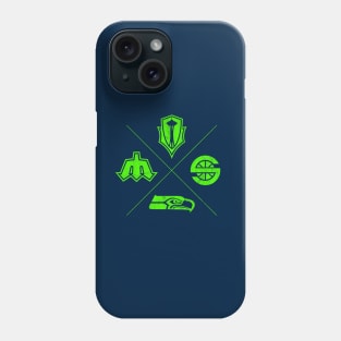 My SEA Team - Fab 4 Green (RETRO) Phone Case