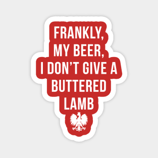 Dyngus Day Buttered Lamb Magnet