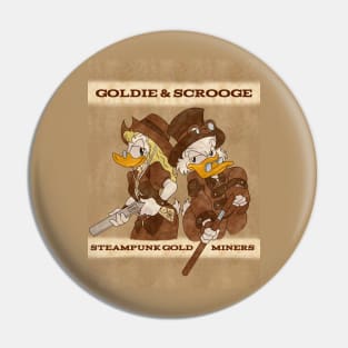 Goldie & Scrooge Pin