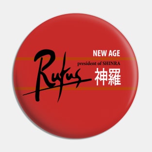 Rufus Shinra New Age President (Final Fantasy VII) Pin