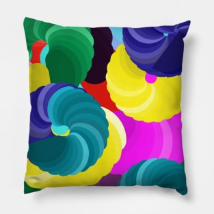 Crazy Colourful Art Hipster Abstract Pillow