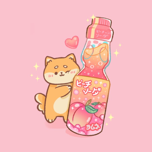 Peach Flavored Ramune by Kukoo.Kat