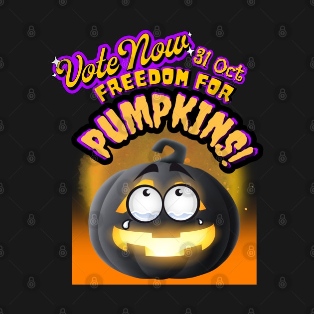 Freedom for pumpkins Vote 1 by PixelkaArt