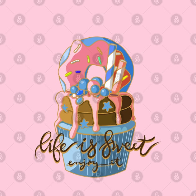 cupcake life sweet by MAYRAREINART