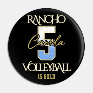 Camila #5 Rancho VB (15 Gold) - Black Pin