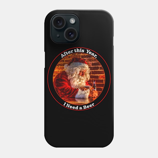 After this Year, Santa needs a Beer Phone Case by SteveKight