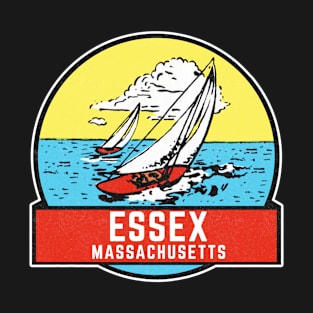 Vintage Essex Massachusetts Travel Decal T-Shirt