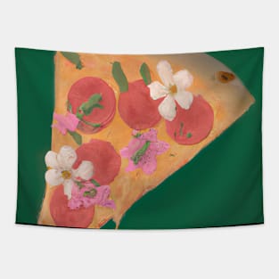 Floral Pizza Tapestry