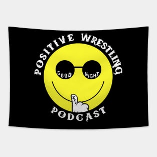 The Positive Wrestling Podcast Logo Tapestry