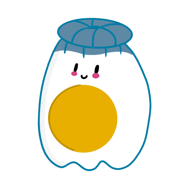 Little Ghost Egg by nathalieaynie