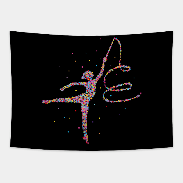 Rhythmic Sports Gymnastics Tapestry by Kater Karl