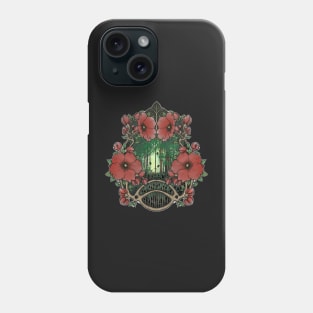 Art Nouveau Poppy Forest Biome Phone Case