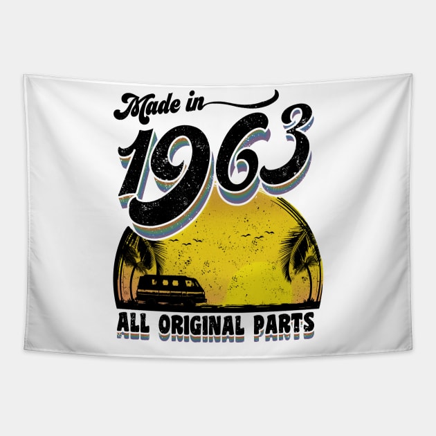 Made in 1963 All Original Parts Tapestry by KsuAnn