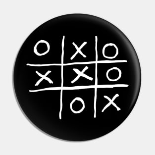 Noughts And Crosses Pin